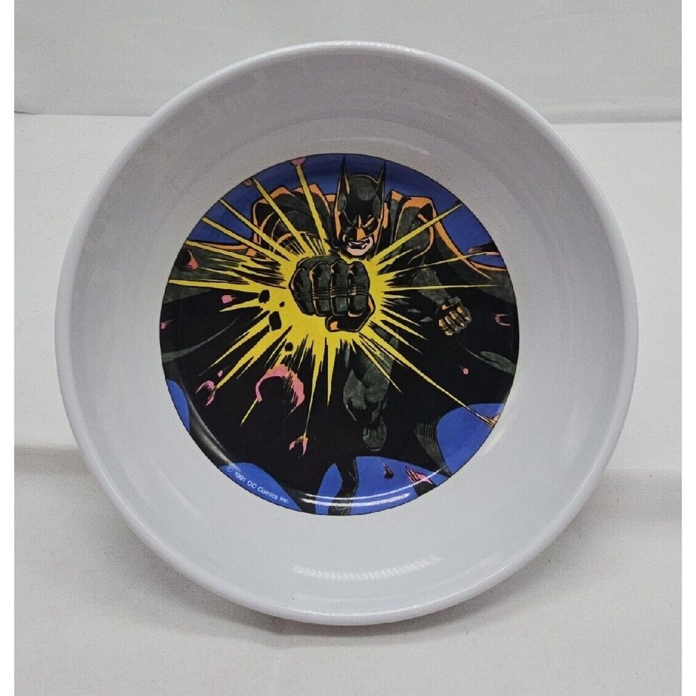 Vintage 1991 - DC Comics Batman Cereal Bowl 90s Zak Designs